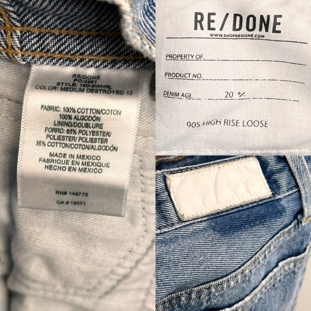 Re/Done Jeans - Picture 3 of 5